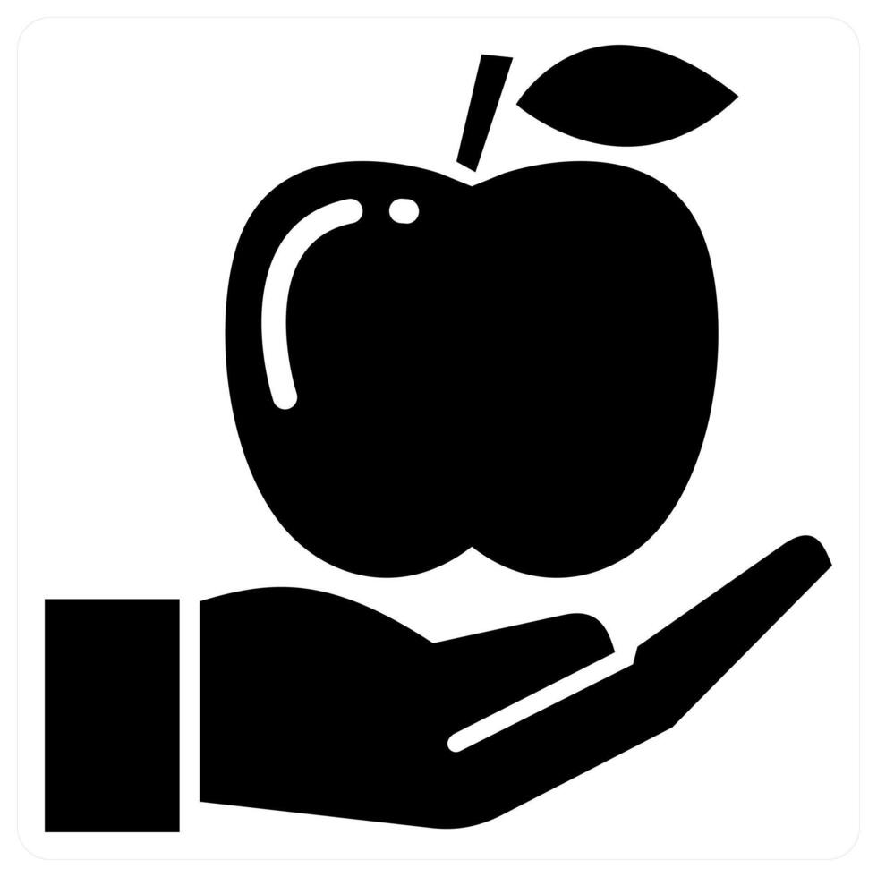 Health Care icon concept in black color vector