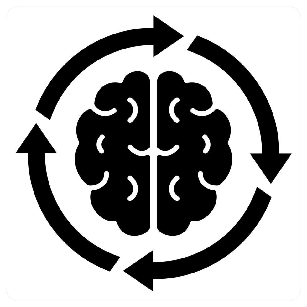 Inspring Change icon concept in black color vector
