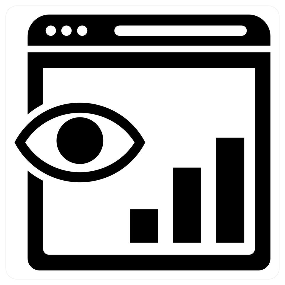 Impression Report concept in black color vector