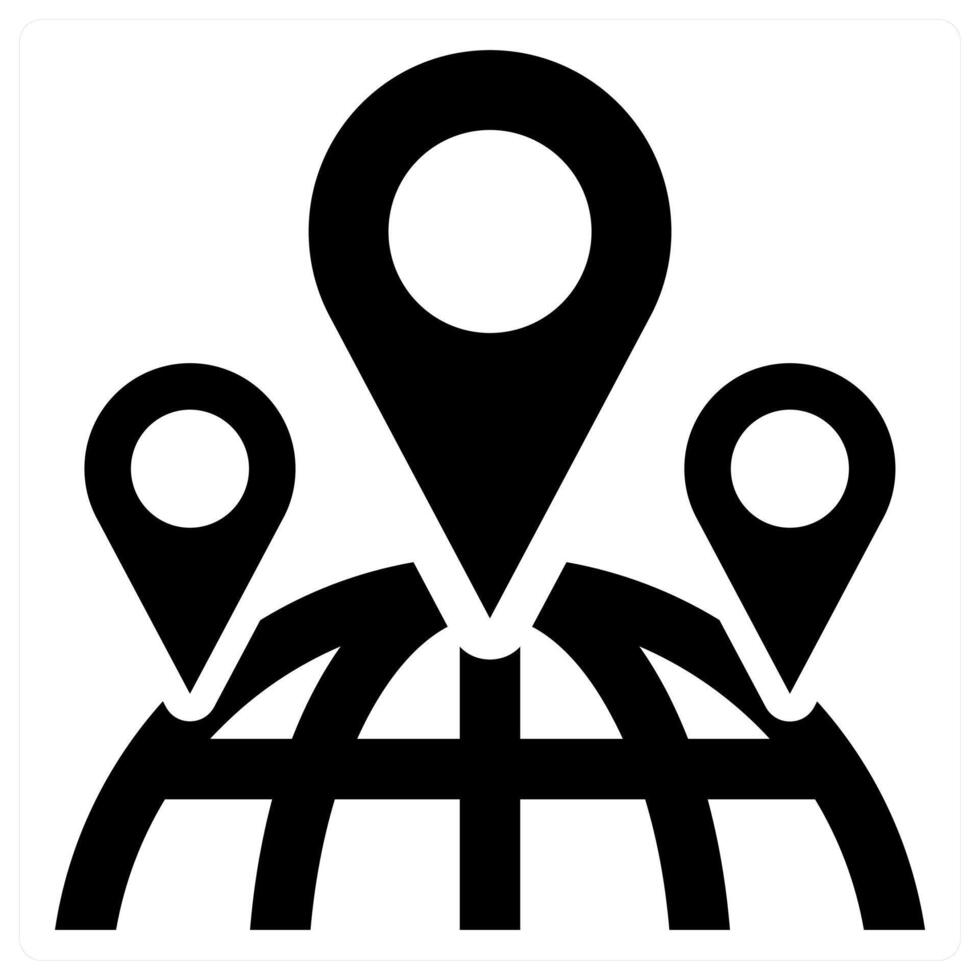 Local SEO concept in black color vector