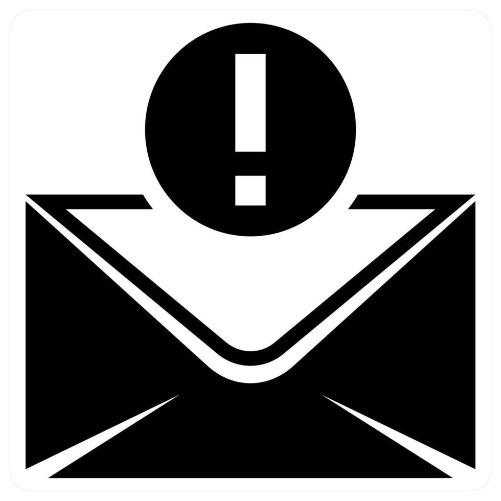 Notification concept in black color vector