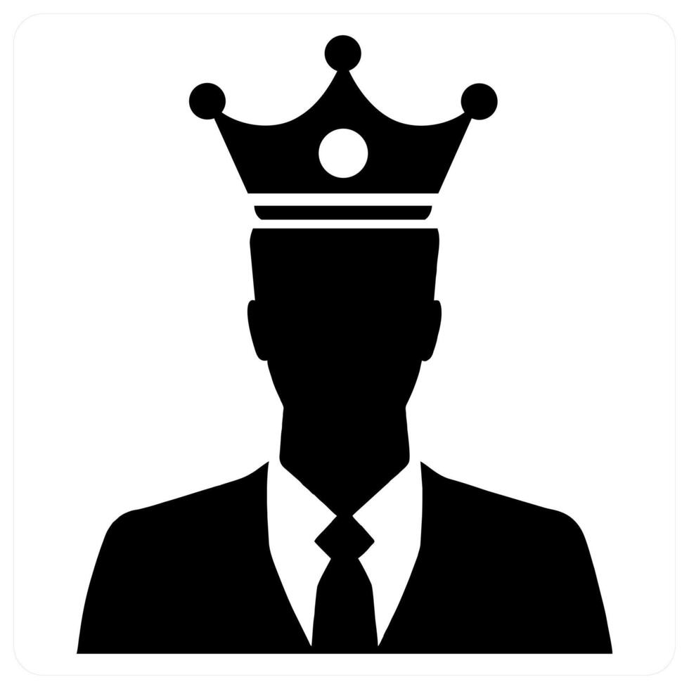 Privileged Accounts icon concept in black color vector