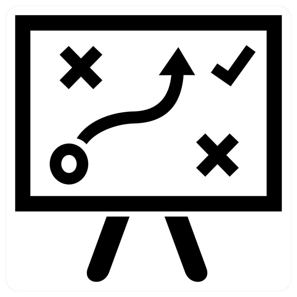 Problem Solution icon concept in black color vector