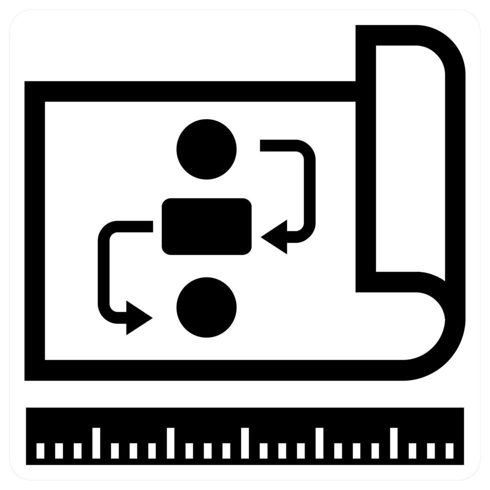 Prototype icon concept in black color vector