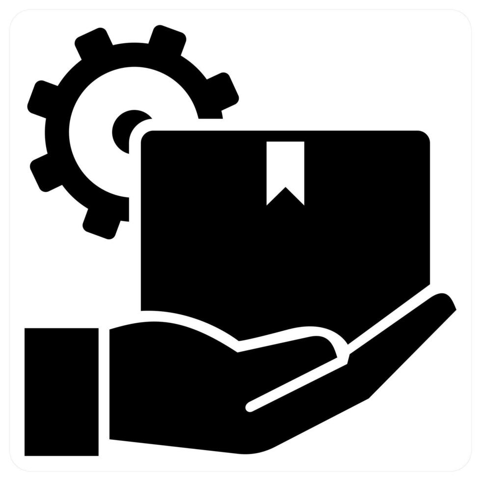 Productivity concept in black color vector