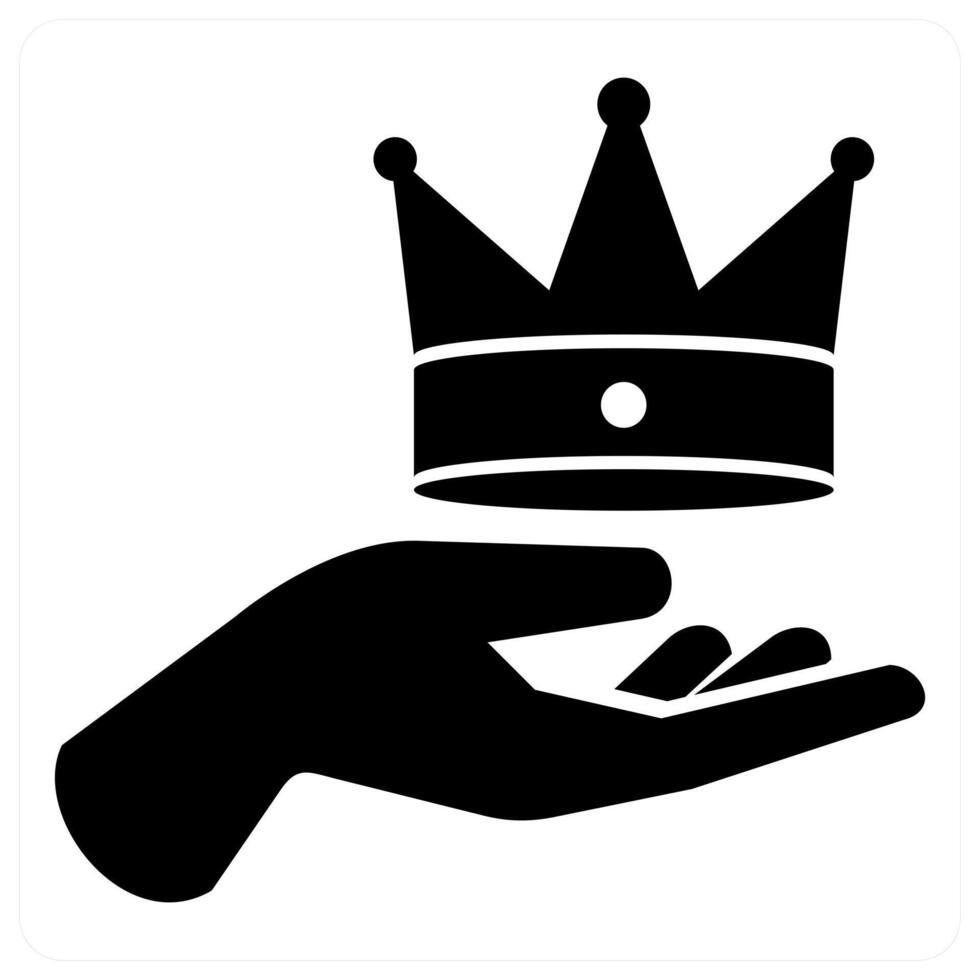 Quality icon in black color vector