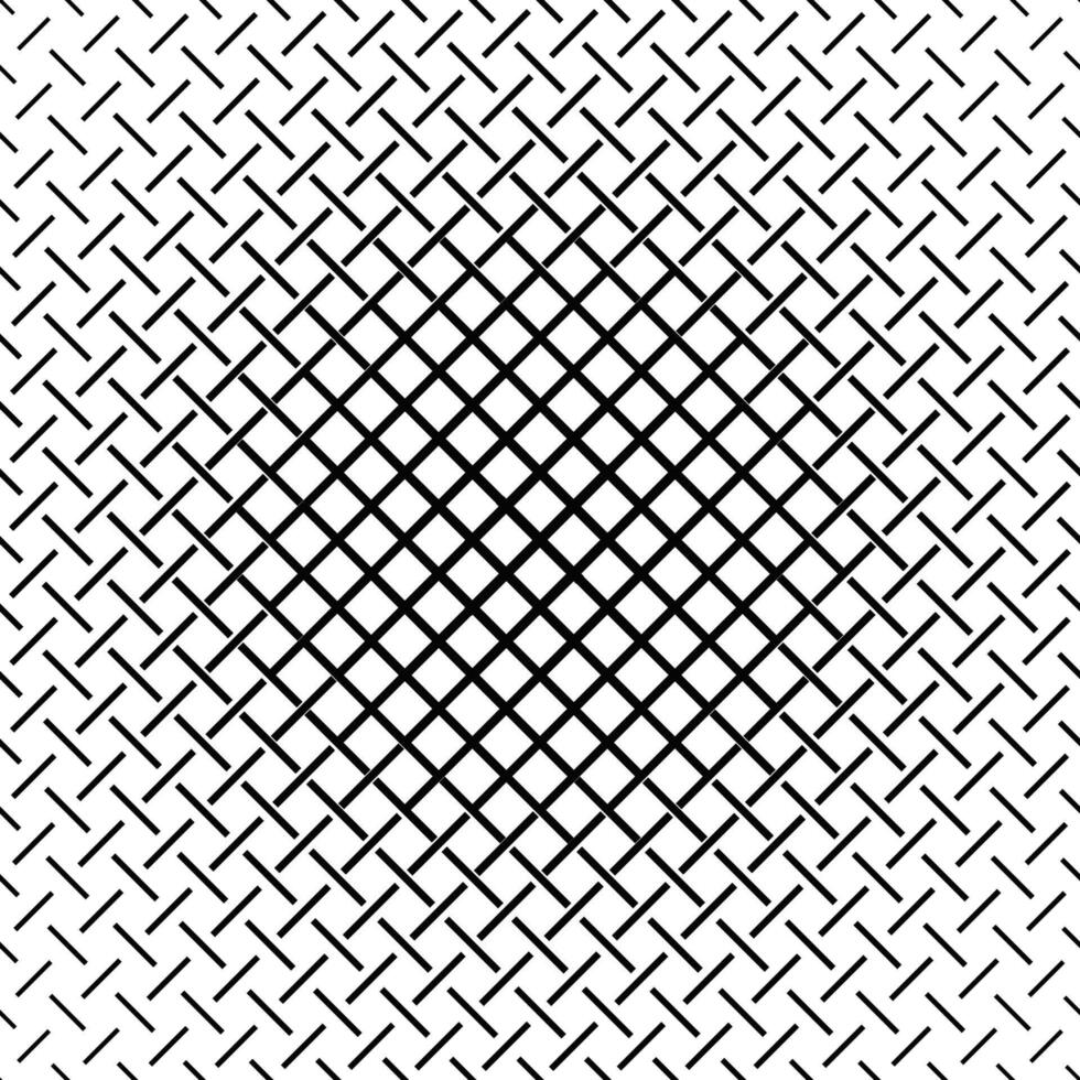 Geometrical abstract halftone pattern background from lines vector