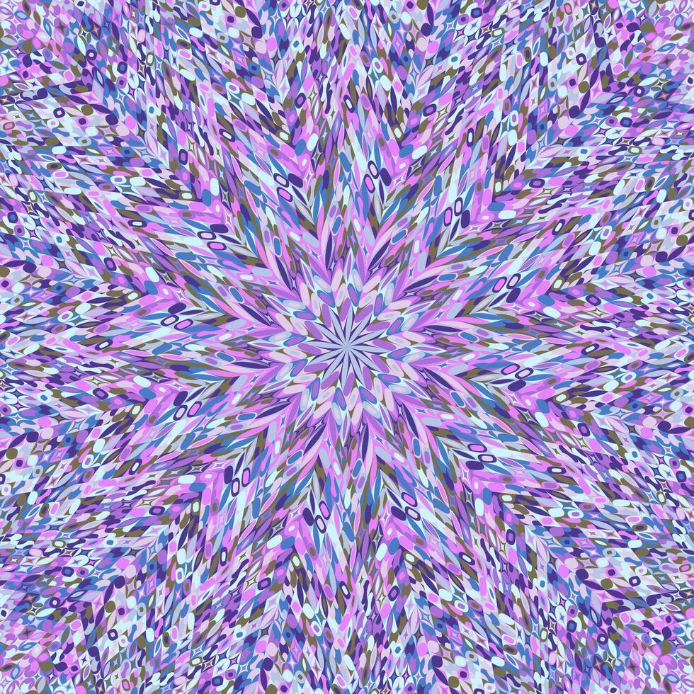 Geometrical abstract hypnotic round tiled mosaic background design vector