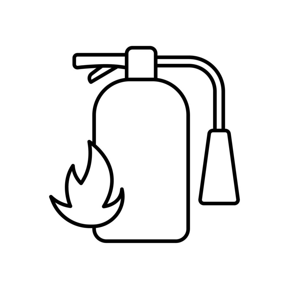 Icon a fire safety, vector