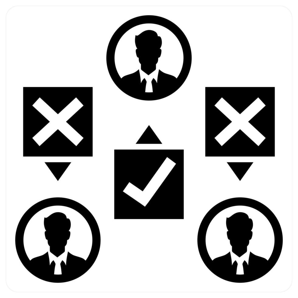 Standpoint icon concept in black color vector