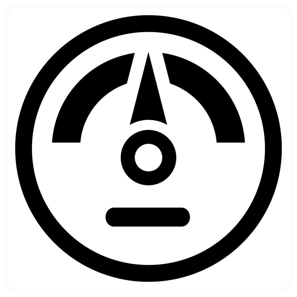 Speed icon concept in black color vector