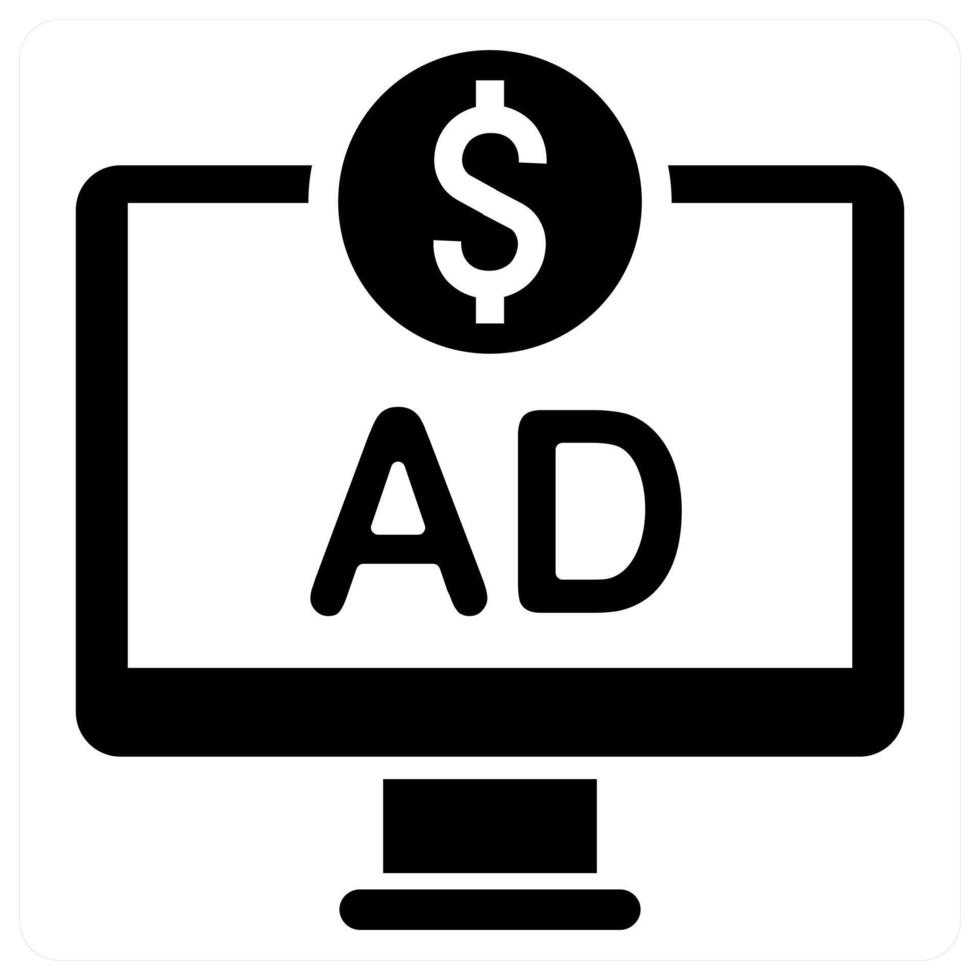 Sponsor icon concept in black color vector