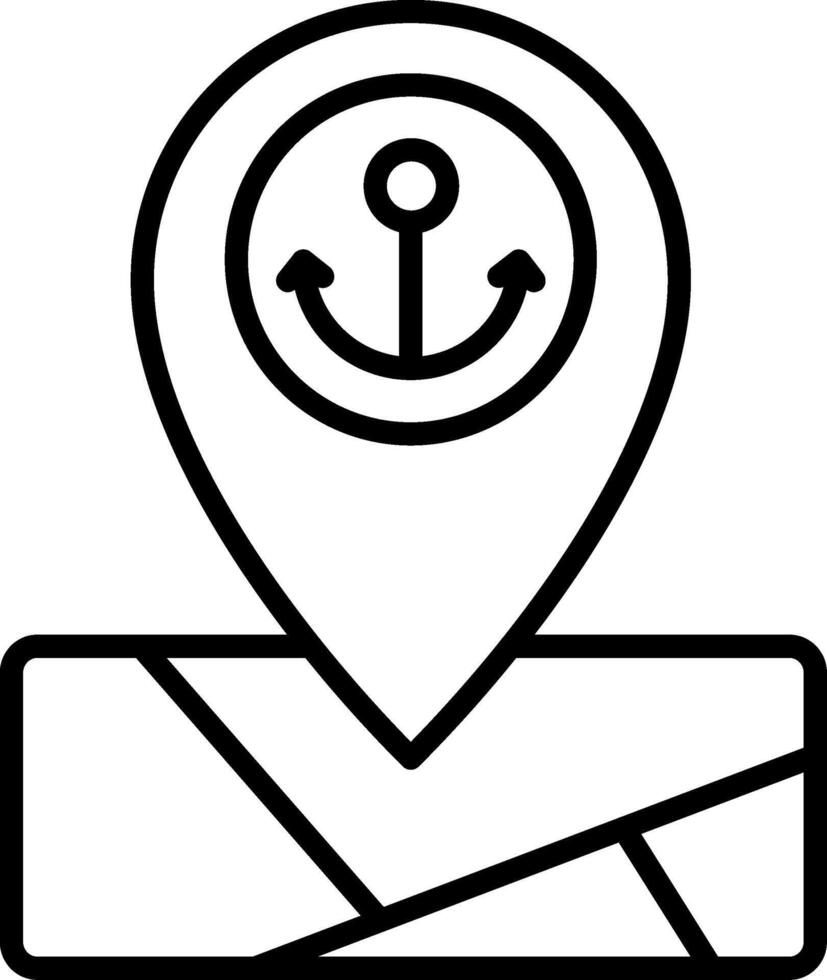 Marina Harbor Location vector