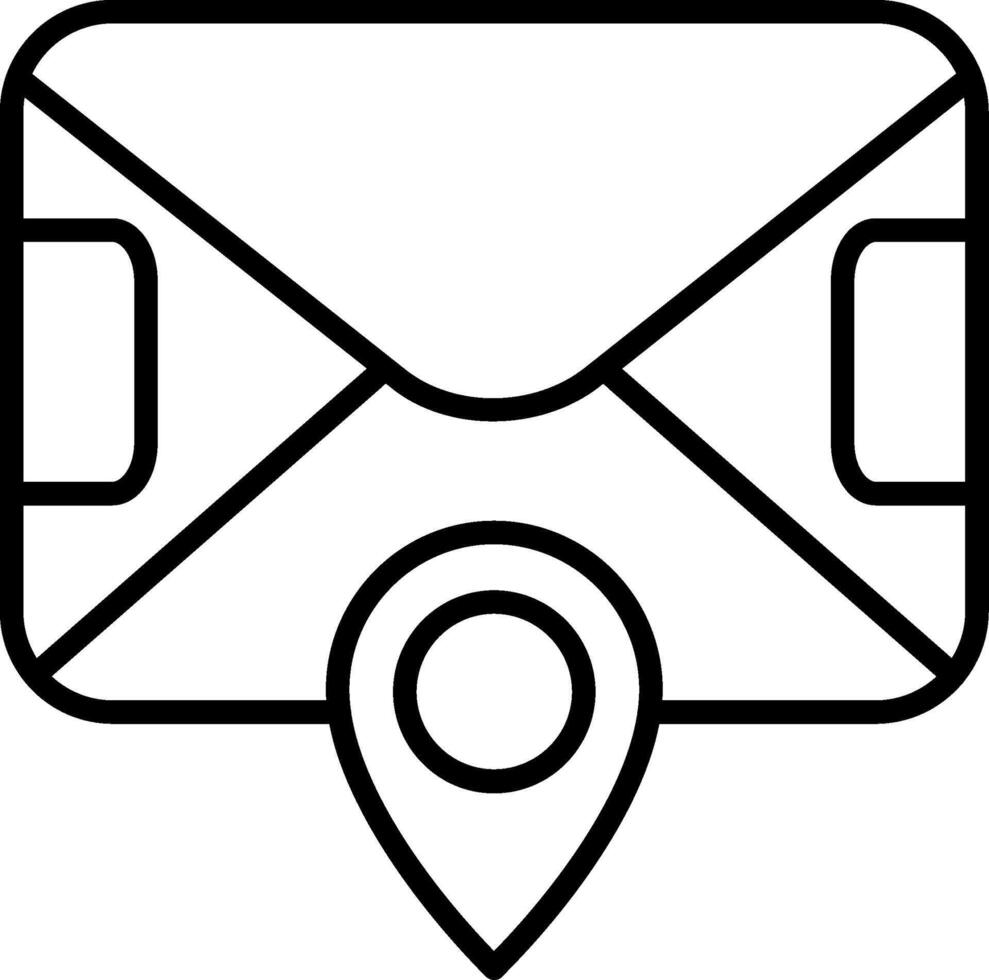 Postal Office Map Marker vector