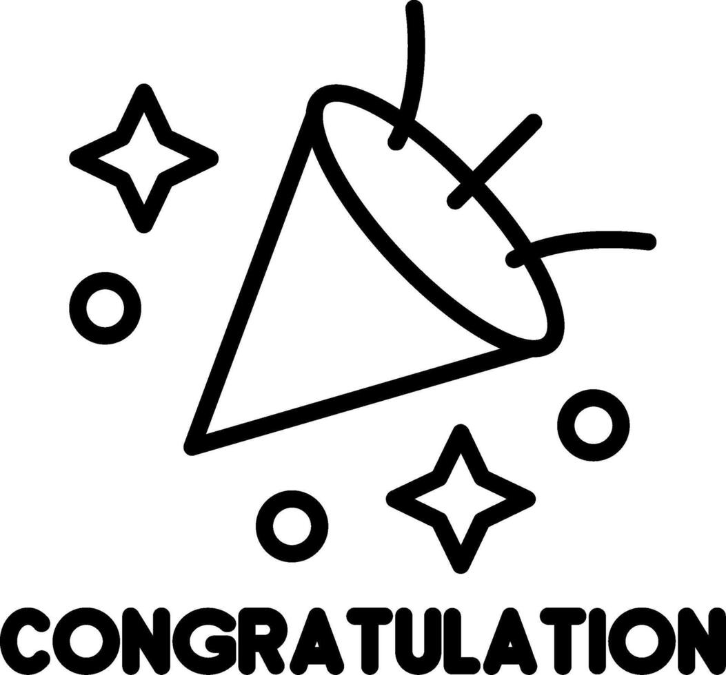 Joyful Congratulations Banner vector