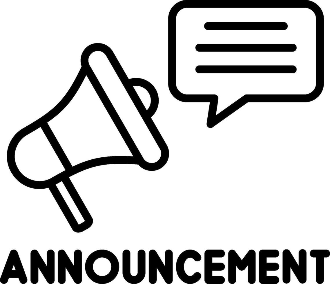 Special Announcement Alert vector