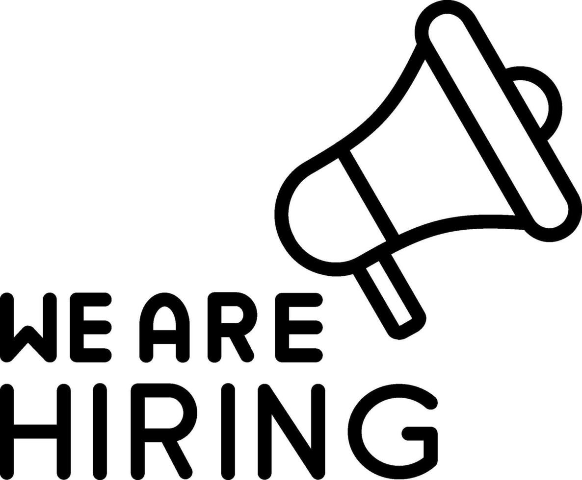 Open Job Position Notice vector