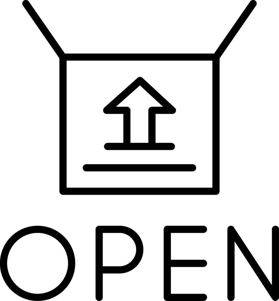 Business Now Open Sign vector