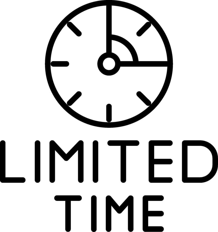 Limited Time Deal Alert vector