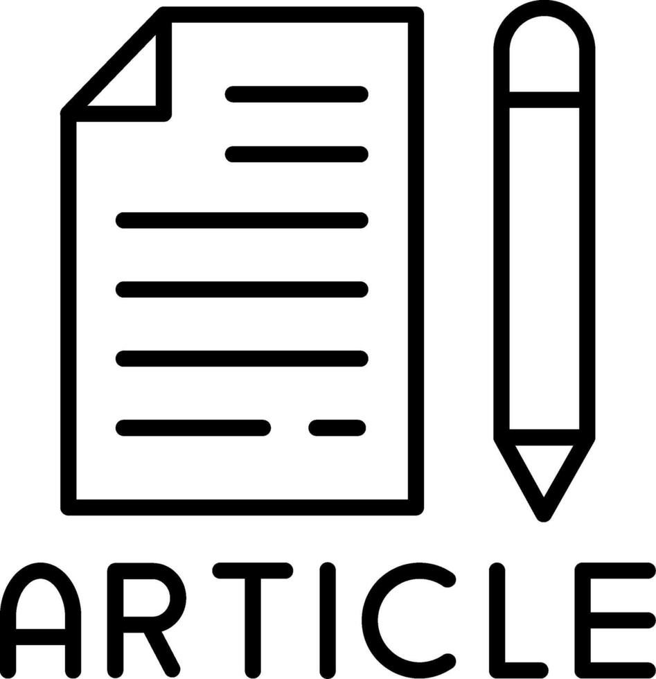 New Article Publication Alert vector