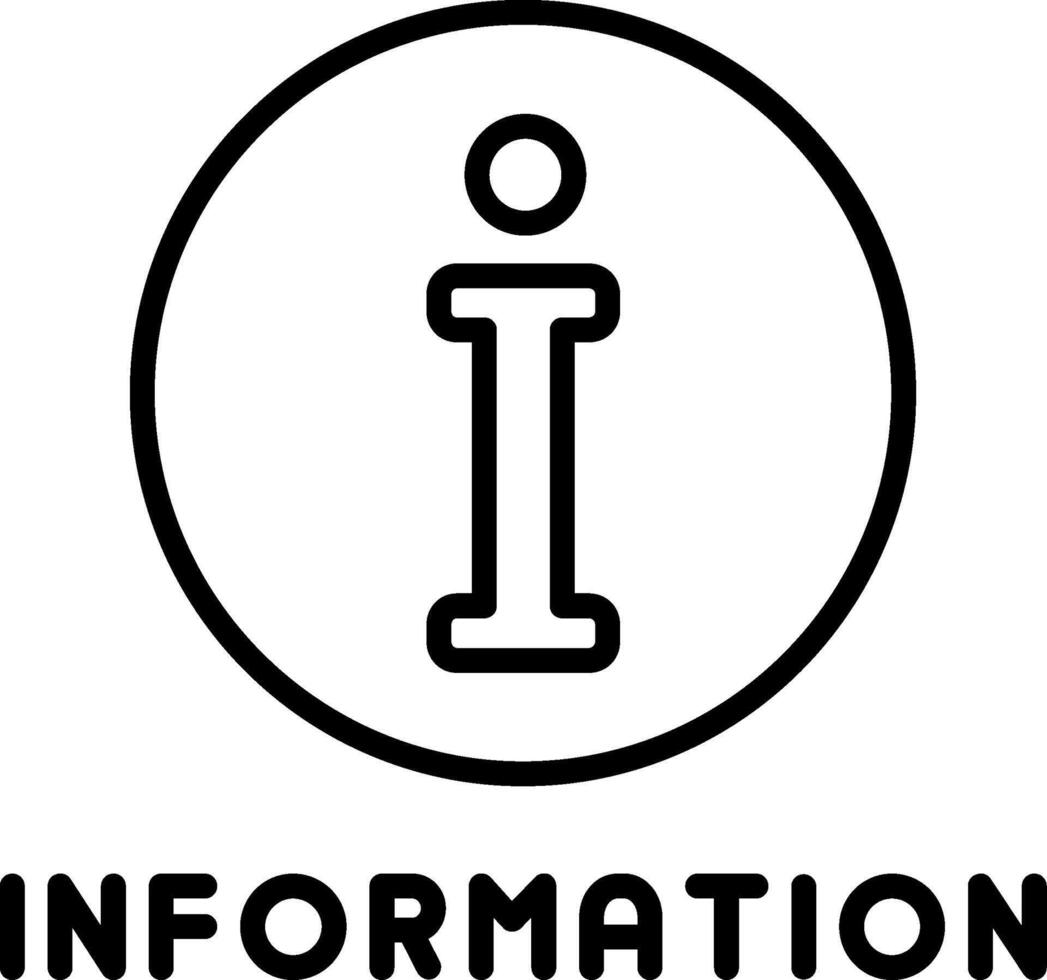 Important Information Notice vector