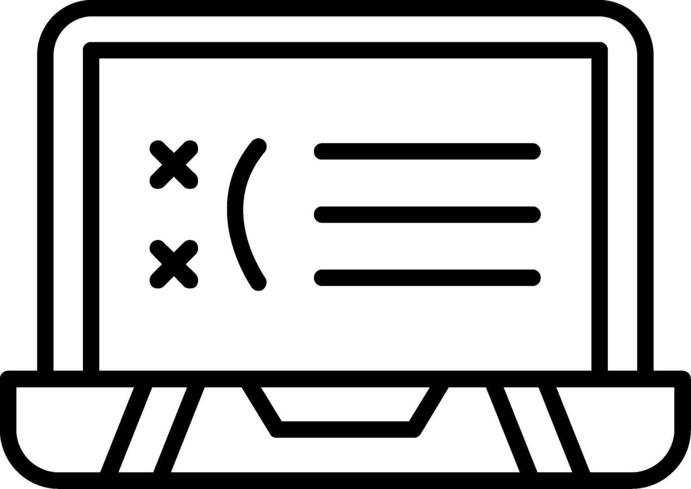 Blue Screen of Death vector