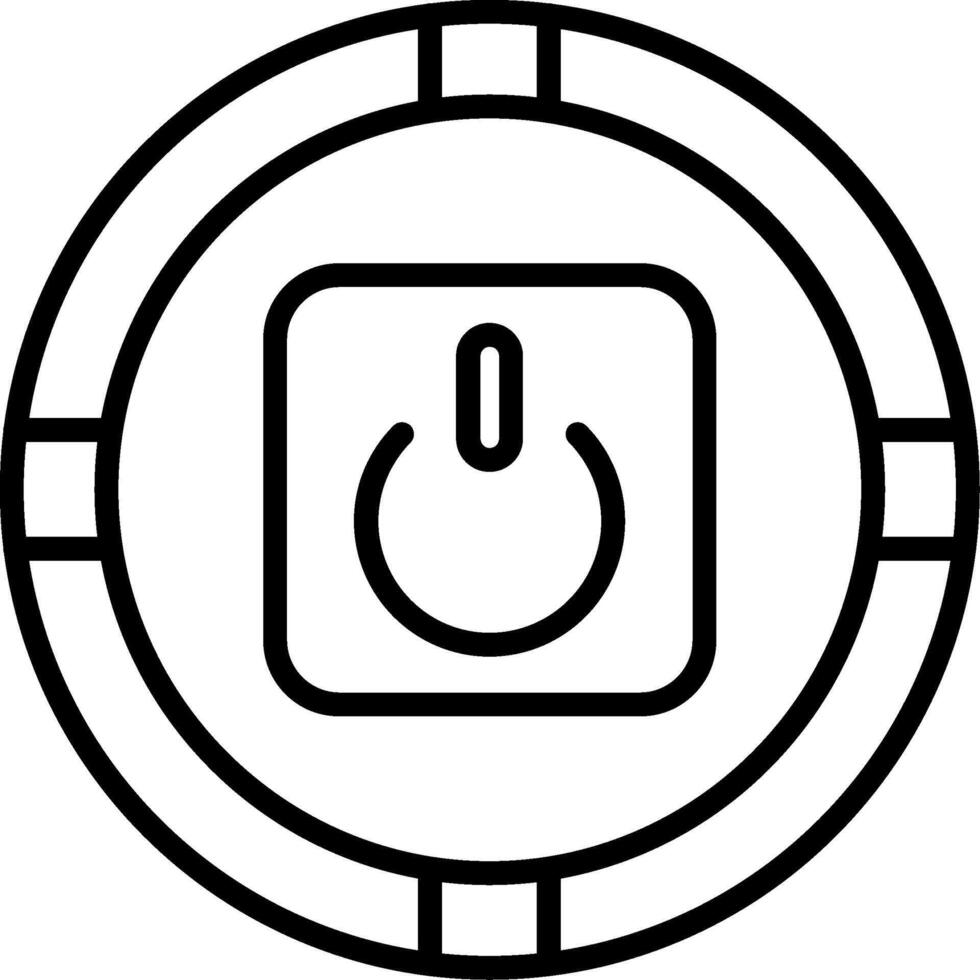 Engine Start Button vector
