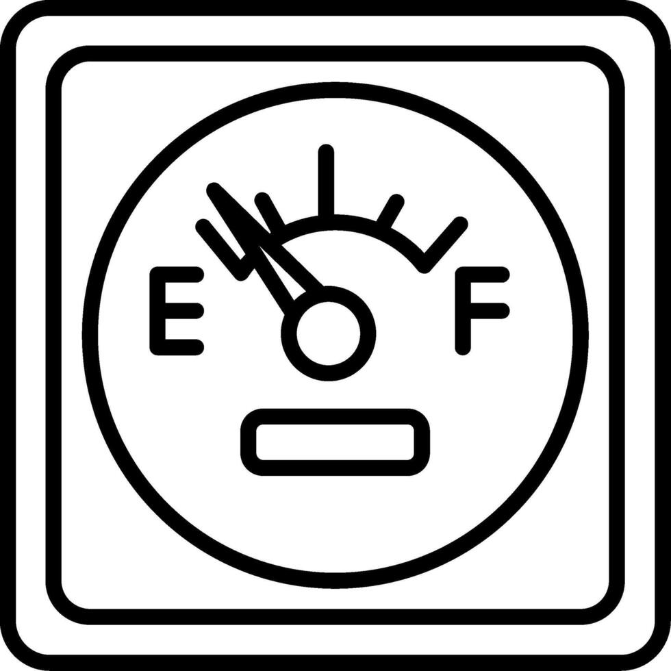 Fuel Level Gauge Icon vector