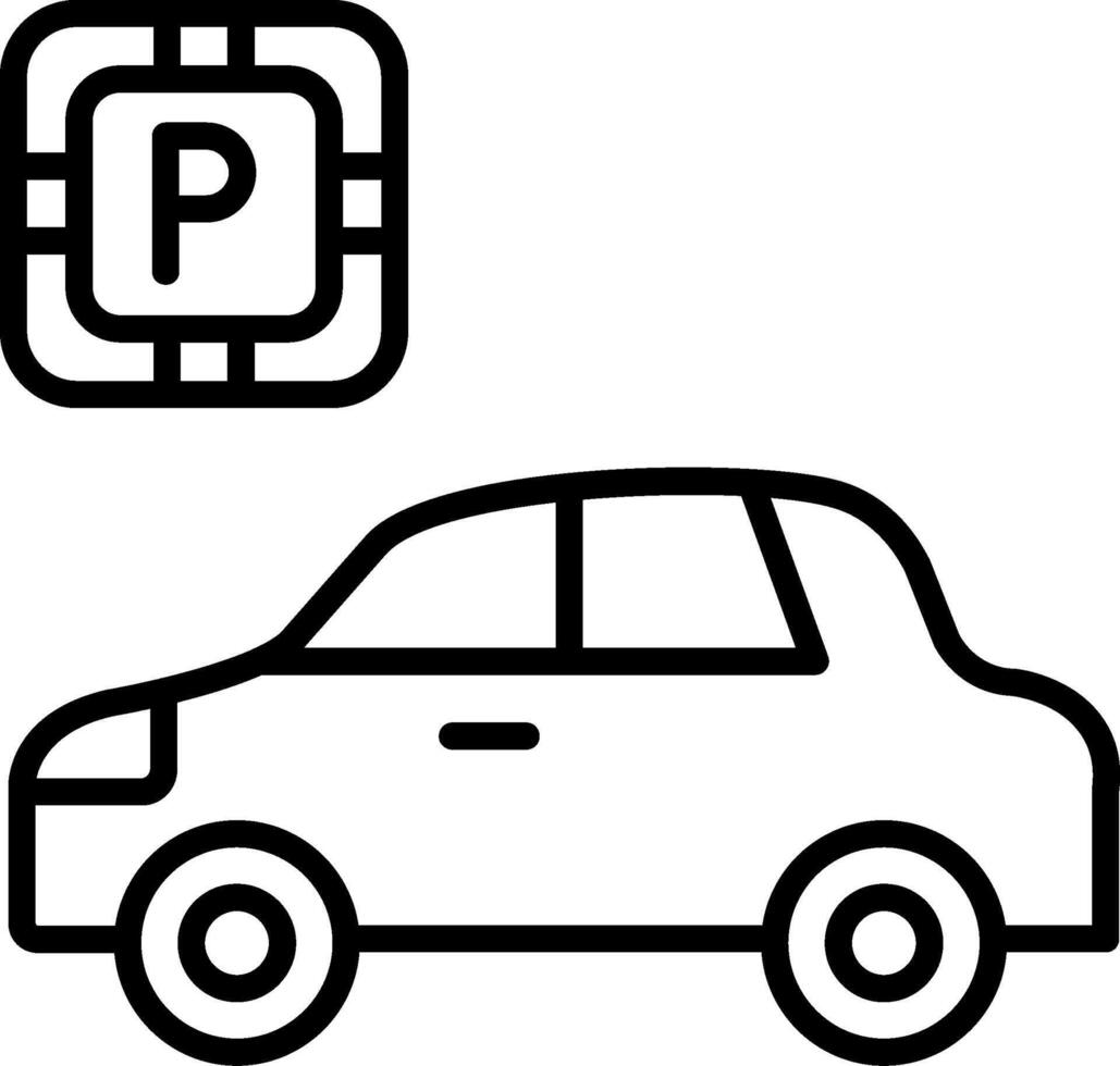 Vehicle P-Plate Symbol vector