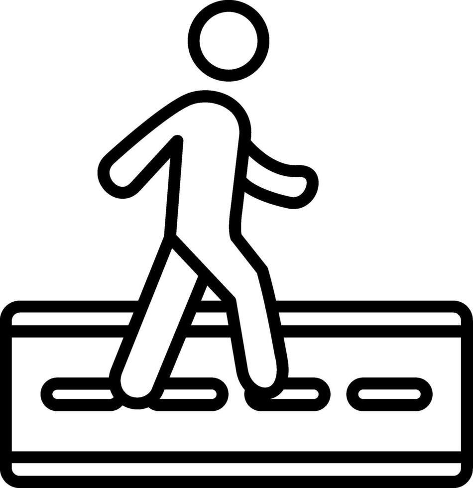Marked Pedestrian Crossing vector