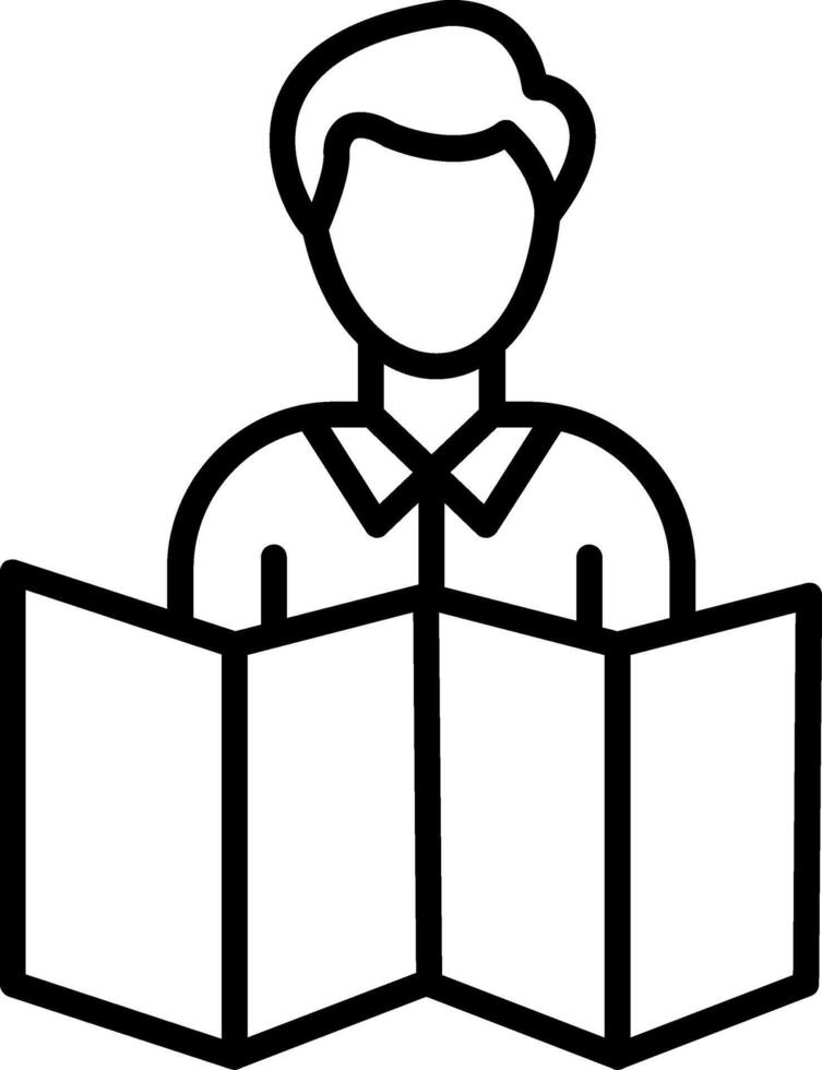 Physical Map Reading vector