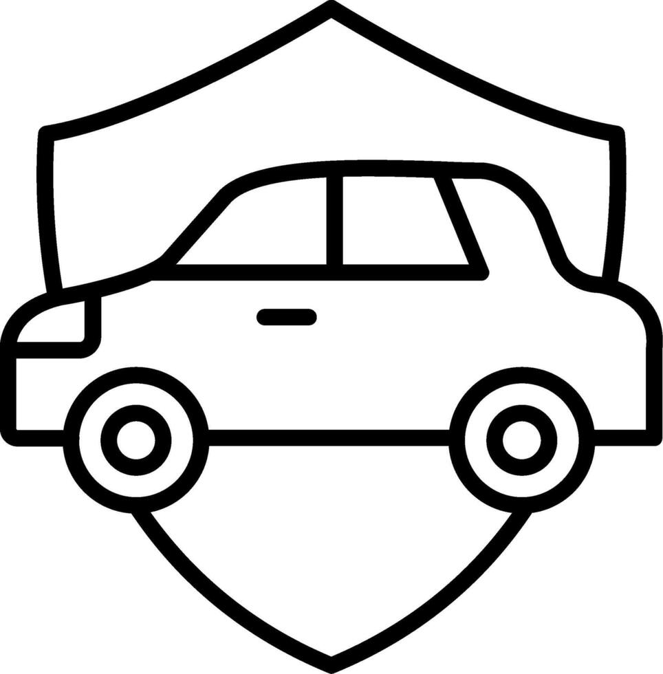 Active Car Insurance Document vector