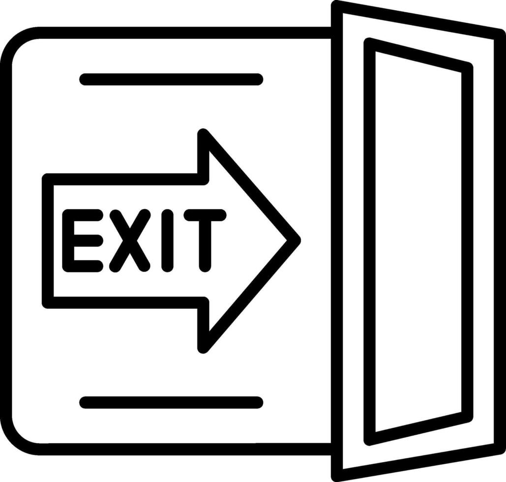 Highway Exit Direction Board vector