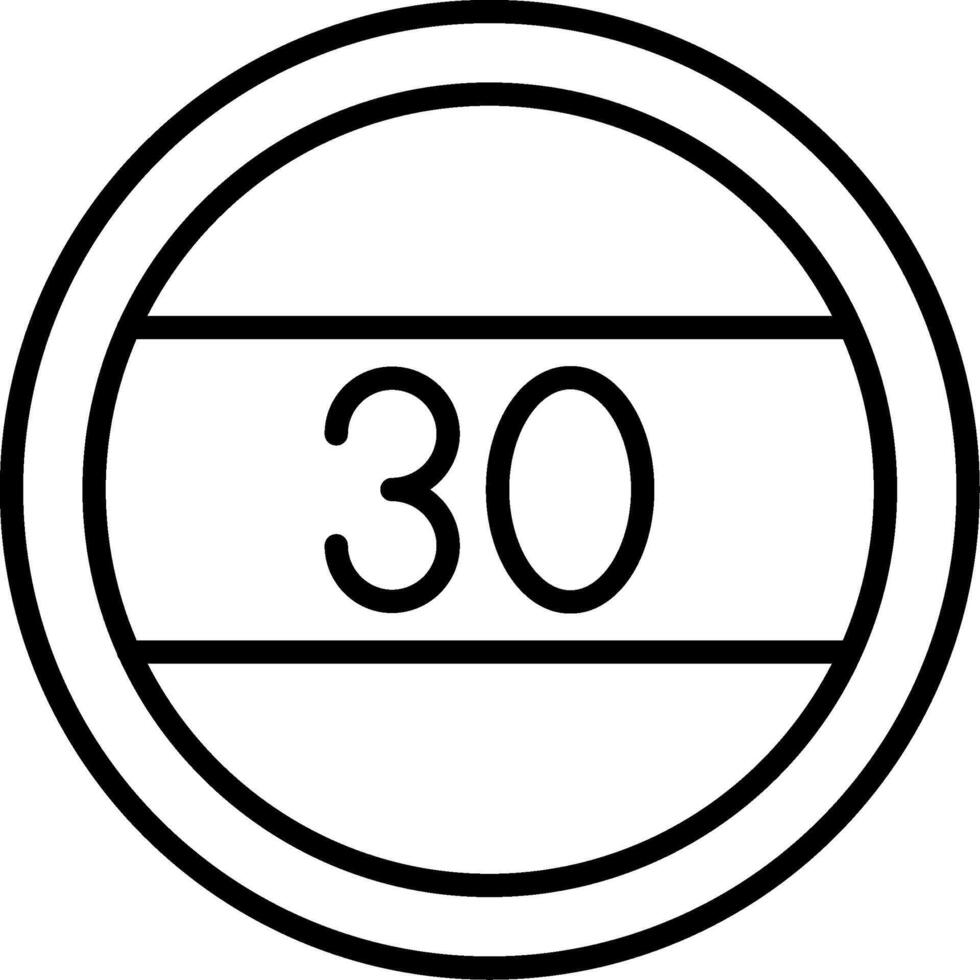 Legal Speed Limit Sign vector