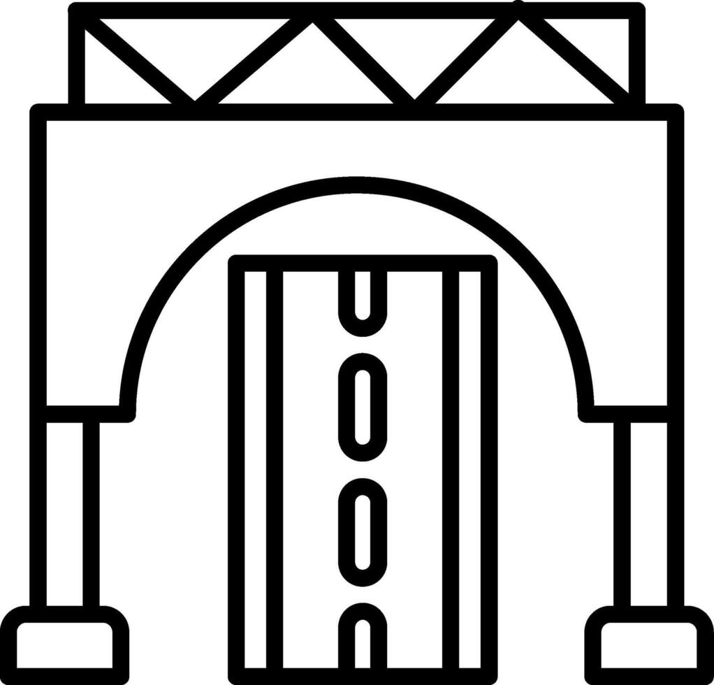 Road Underpass Passage vector