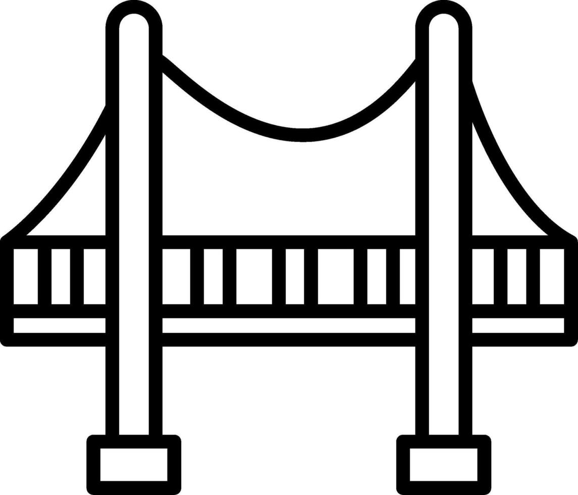 Vehicle Bridge Icon vector