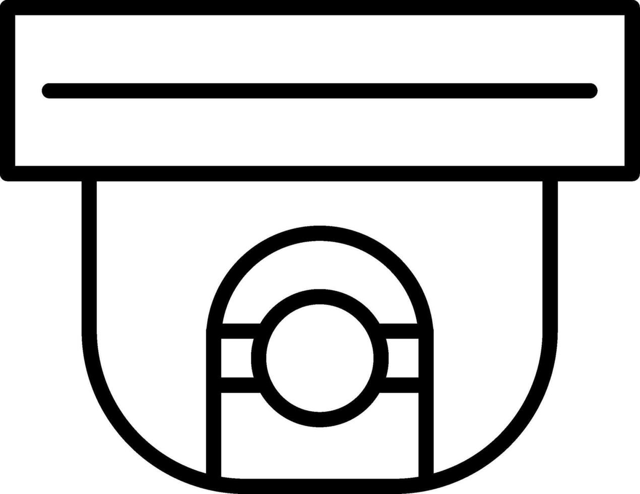 Overhead Surveillance Camera vector