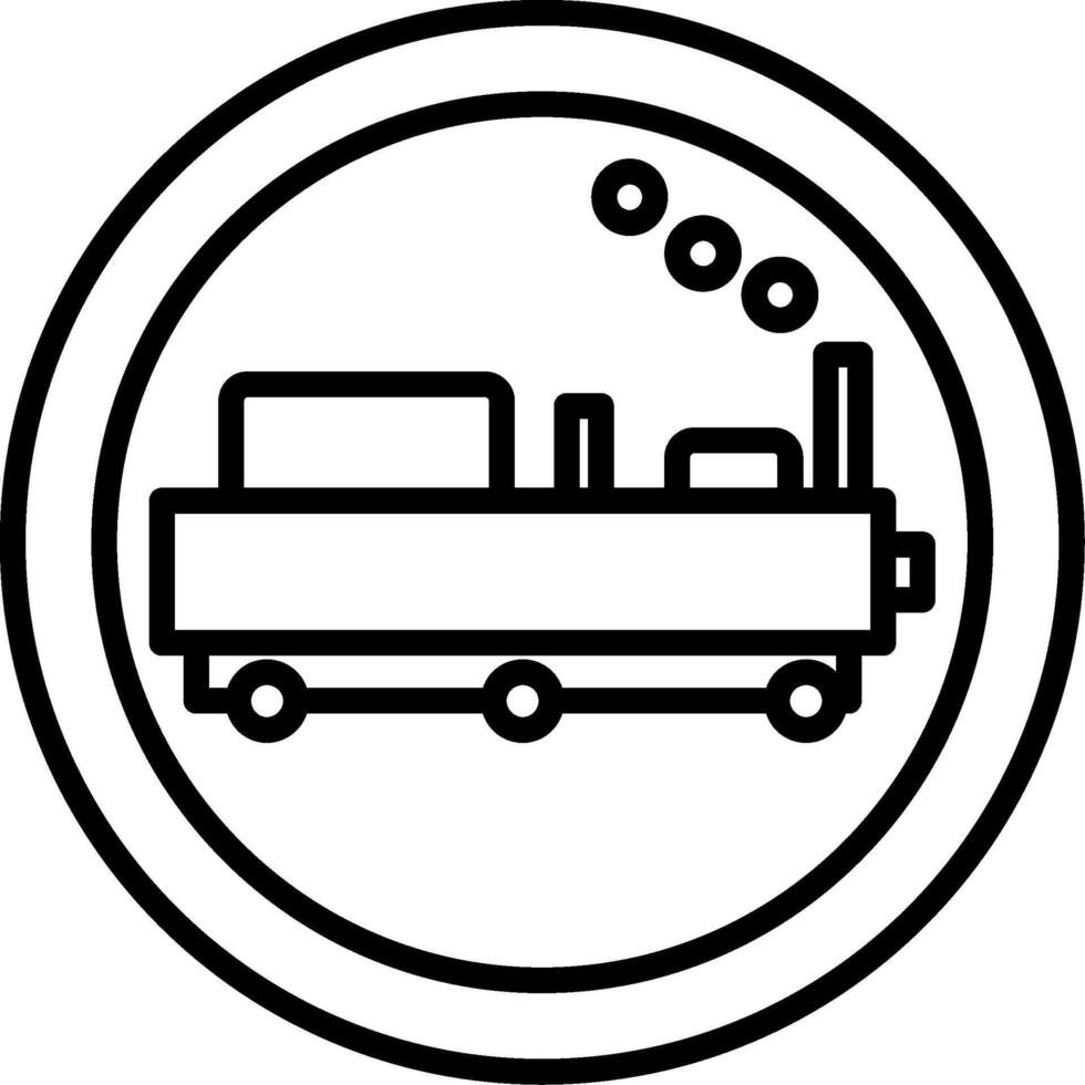 Railroad Track Crossing Sign vector