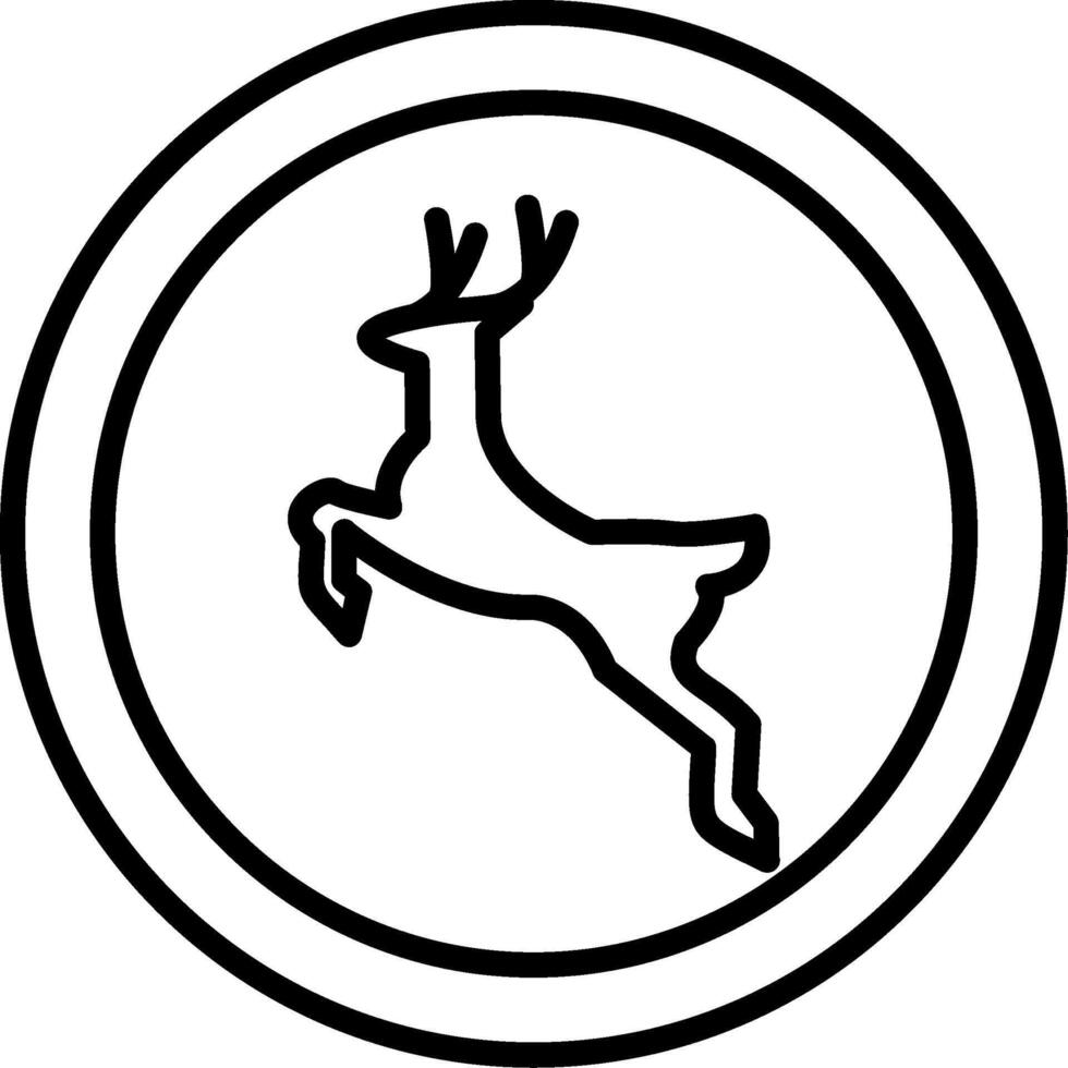 Deer Animal Crossing Alert vector
