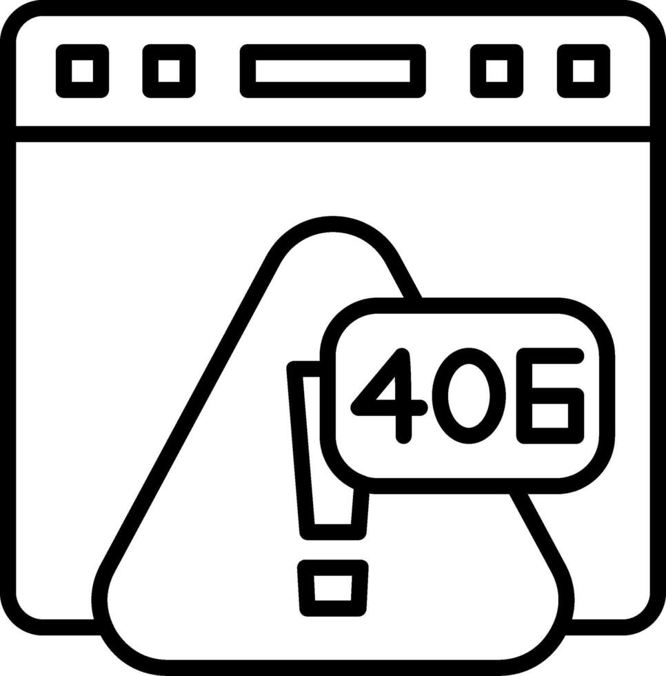 Error 406 Not Acceptable Response vector
