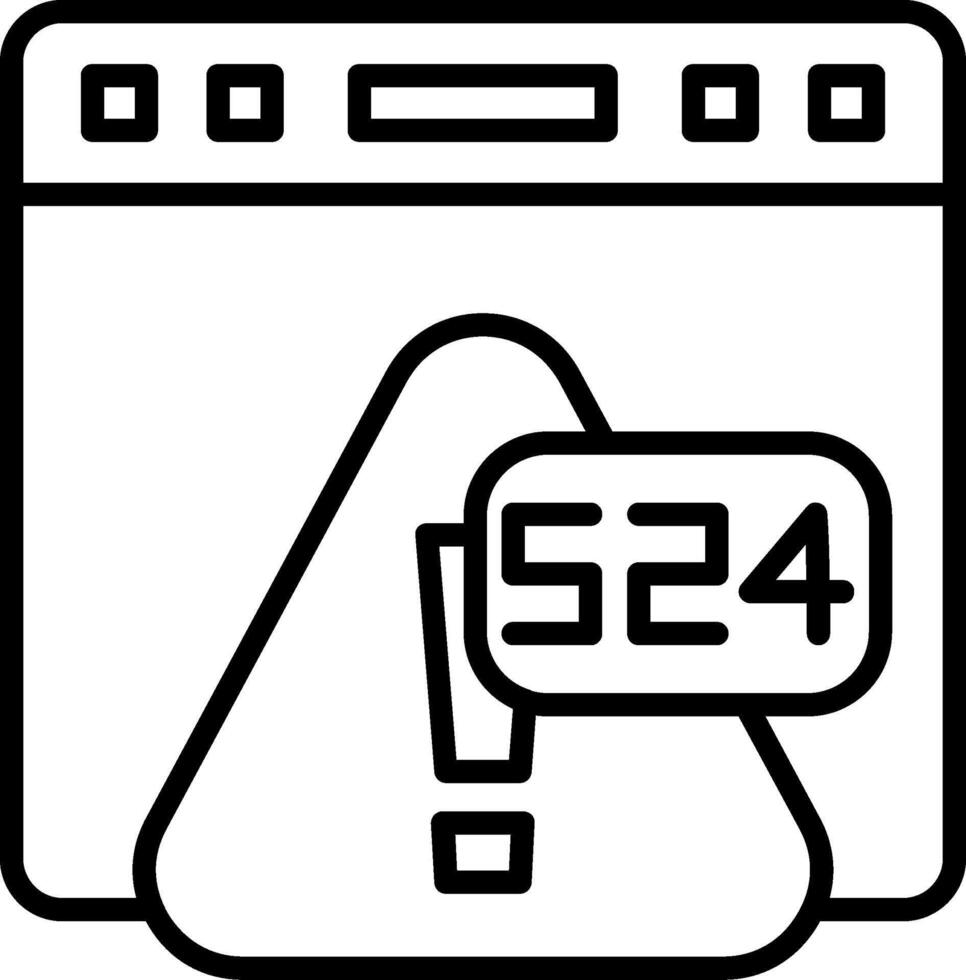 Error 524 Timeout Occurred on Server vector