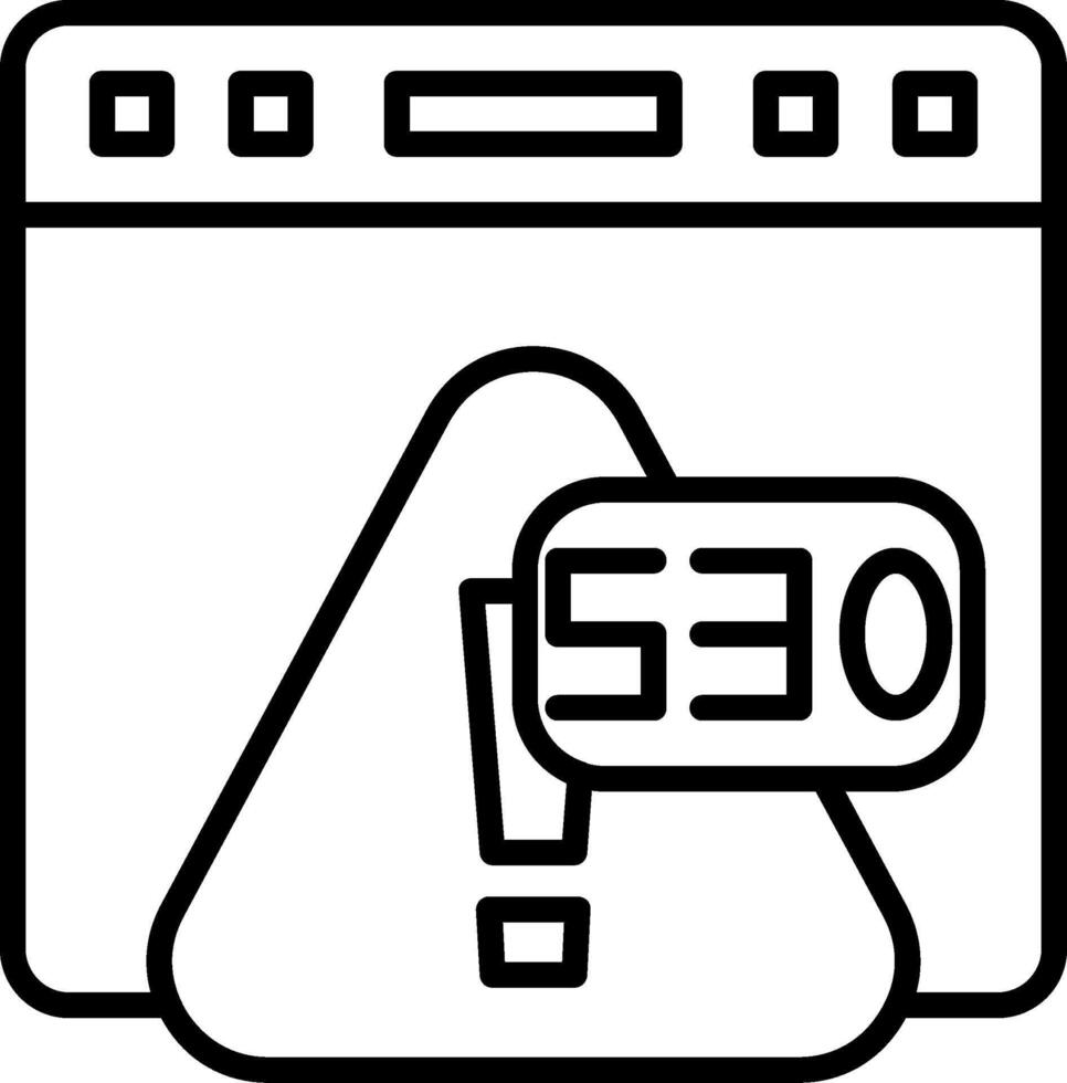 Error 530 Web Hosting Error vector