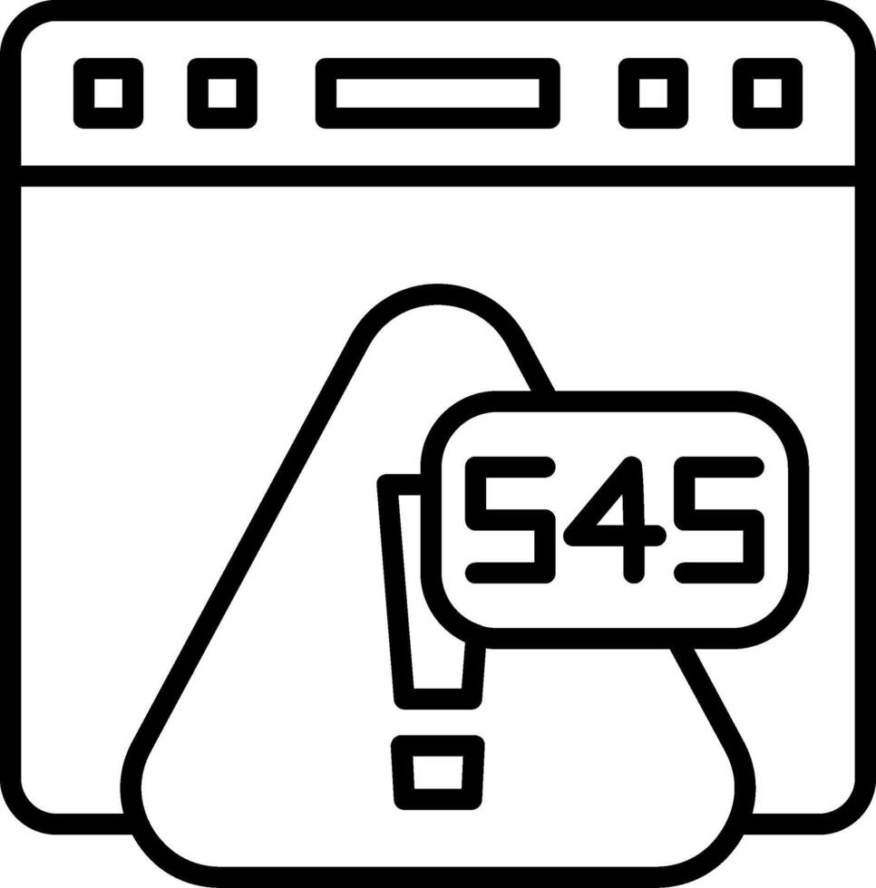 Error 545 Configuration Syntax Error vector