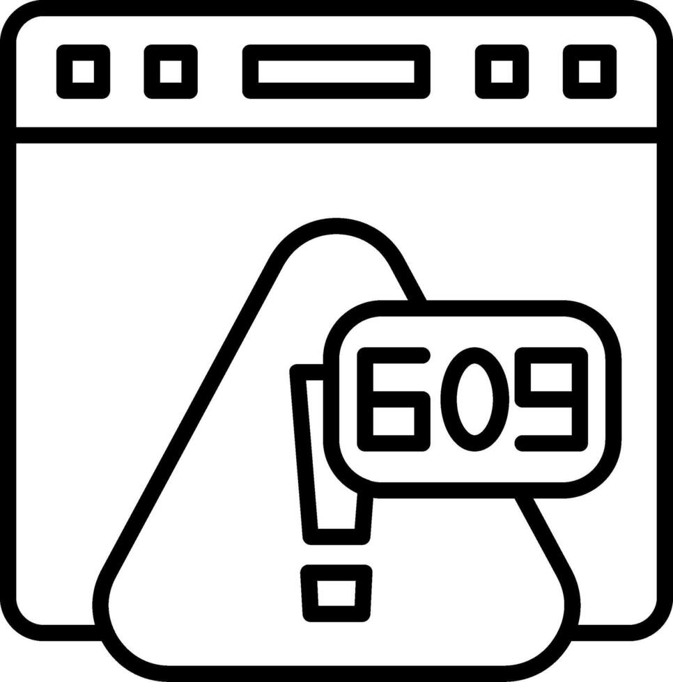 Error 609 Backup Not Found vector