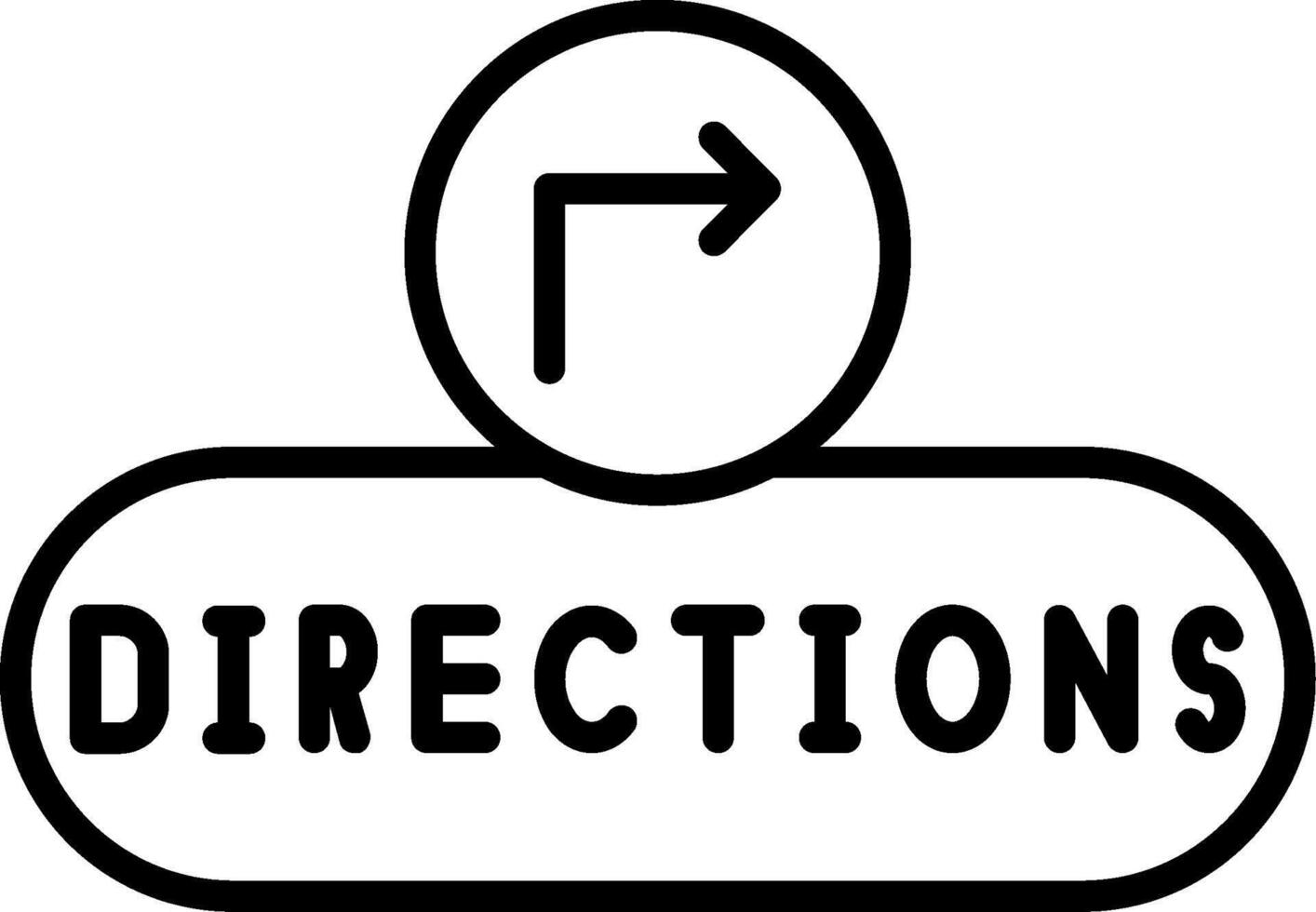 Get Directions Button vector