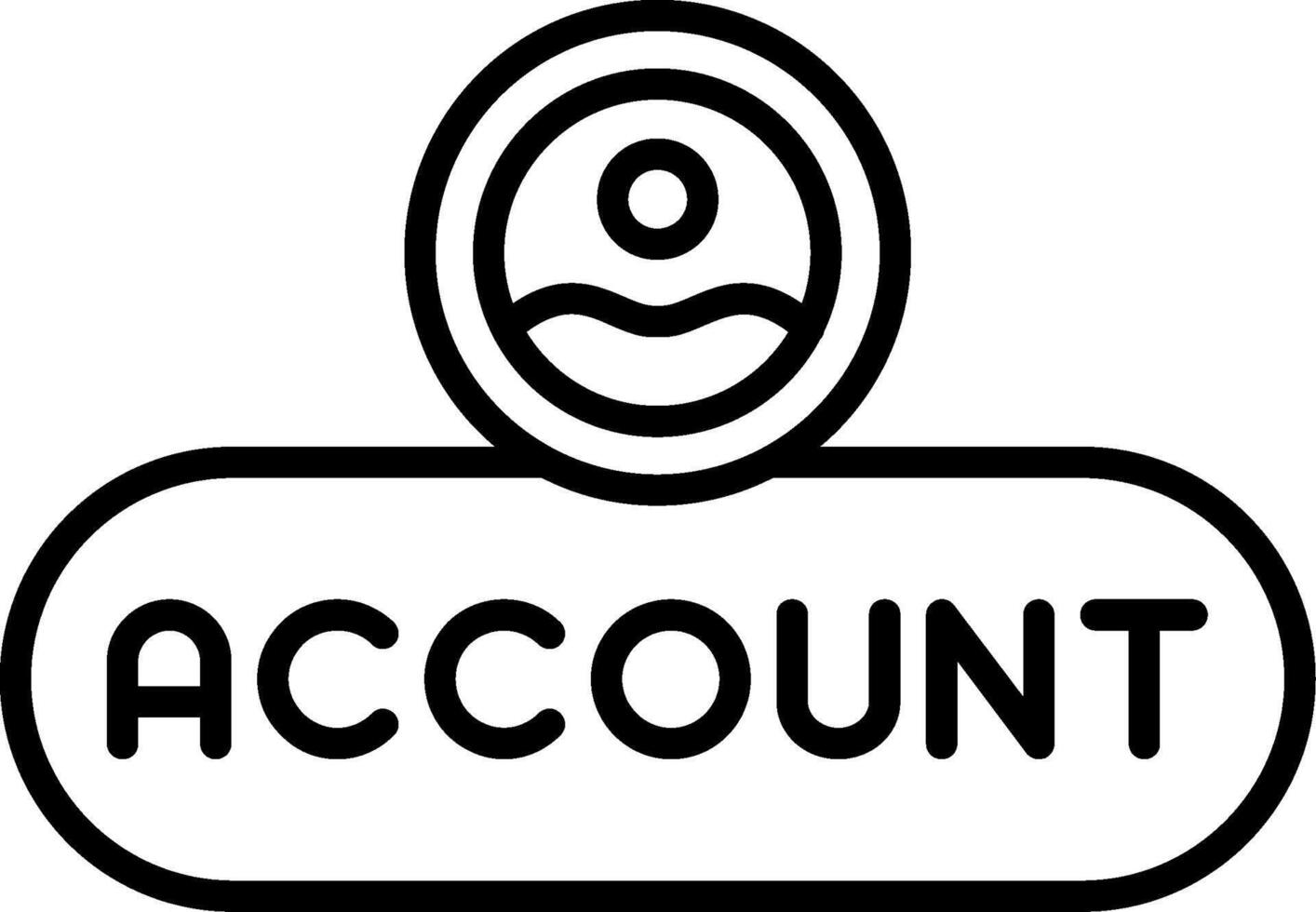 Manage Account Button vector