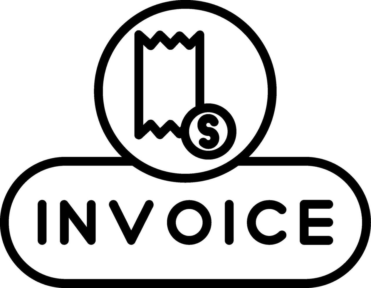 View Invoice Button vector