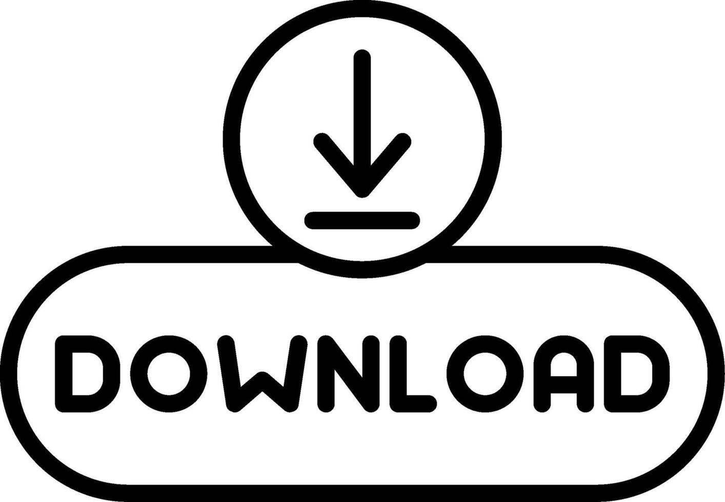 Download All Files Button vector