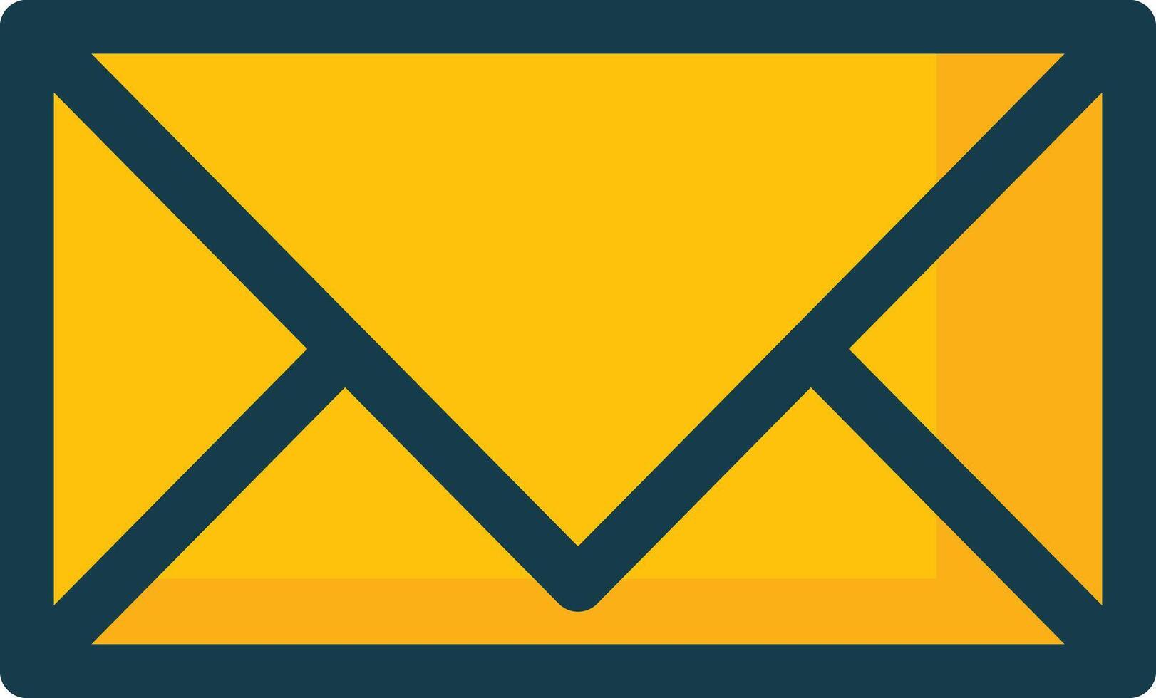 Illustration of mail icon vector