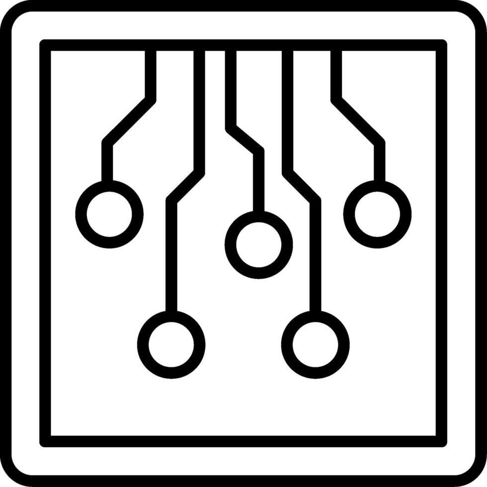 Electric Circuit Board Design vector